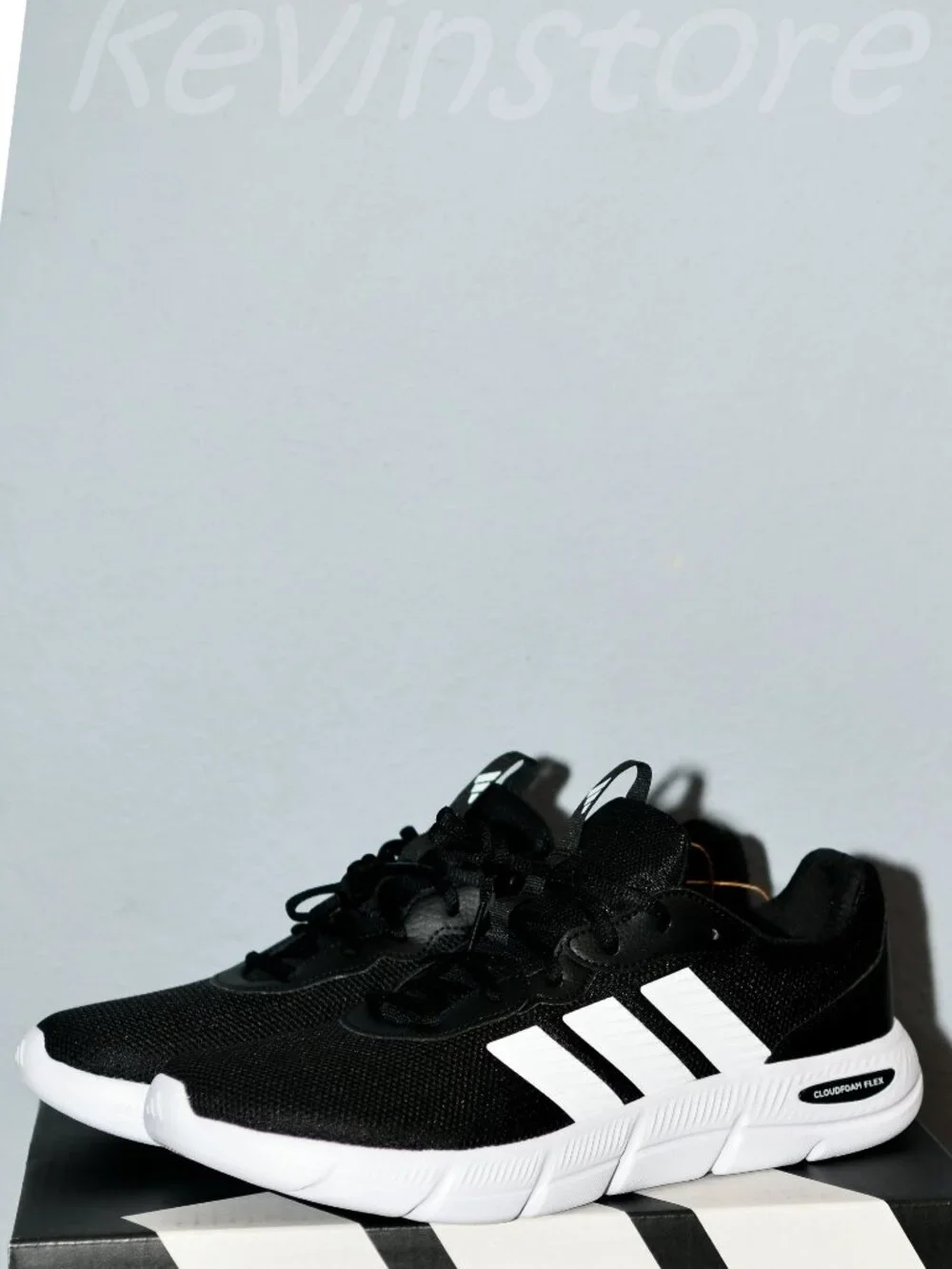 adidas Men's Cloudfoam Flex Sneaker Colors: Black